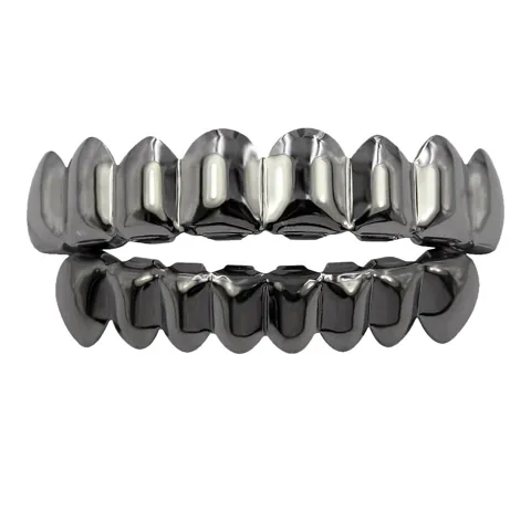 Golden Plated Grills Black