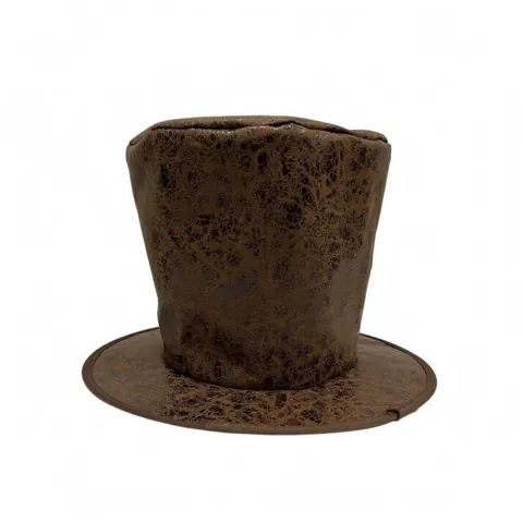 Top Hat Brown Suede