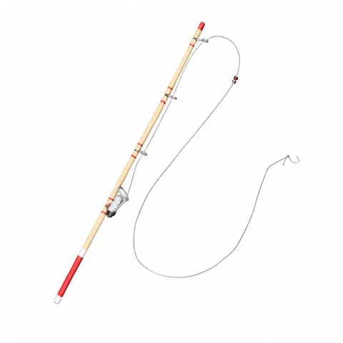Wooden Miniature Fishing Rod