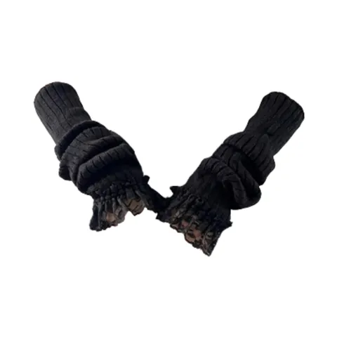 Arm Warmers Black Lace