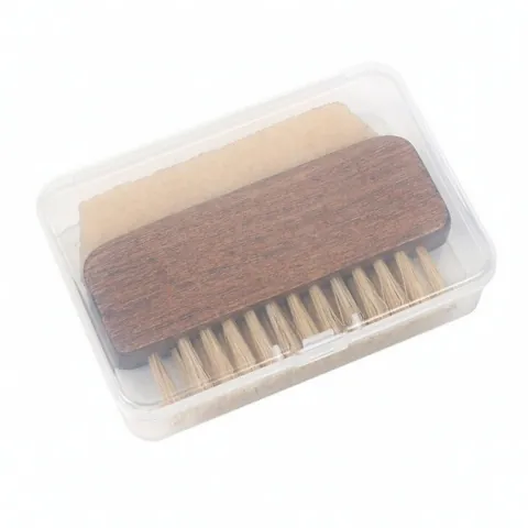 Suede Brush with Crepe Rubber