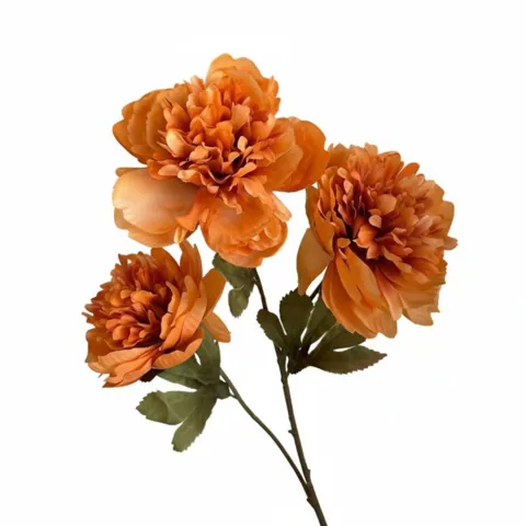 Orange Artificial Silk Flowers