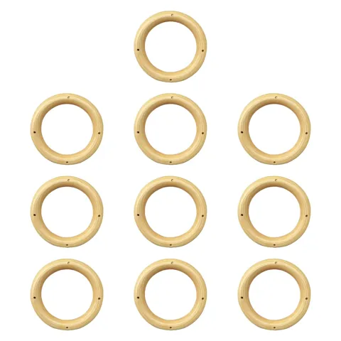 Wood Circle Rings