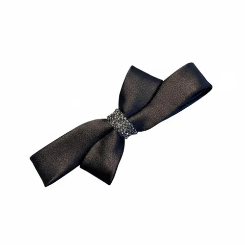 Satin Bow Hair Clip