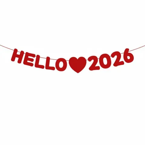 New Year Hanging Banner