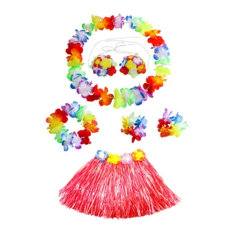 Hawaiian Skirt Costume Set