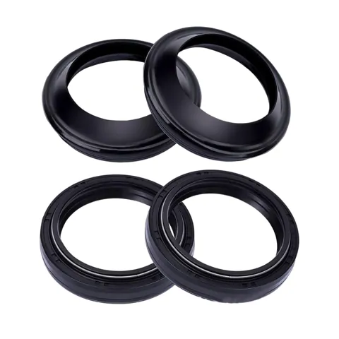 4Pcs Motorcycle Front Fork Dust and Oil Seal
