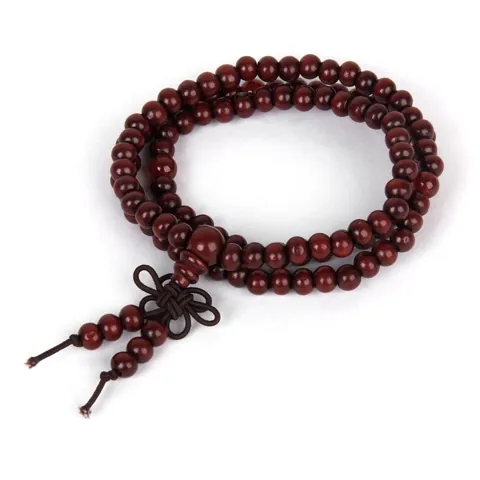 Wooden Prayer Bracelet 6mm 108 Beads