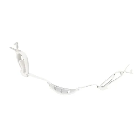 Construction Helmet Chin Strap White