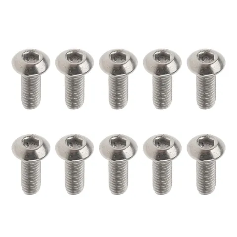 Titanium Alloy Hex Button Head Cap Bolts M3 x 15mm