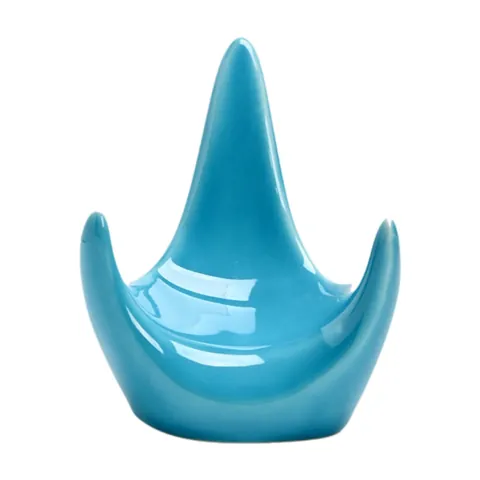 Ceramic Ocarina Stand Blue