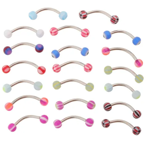 Acrylic Cone Barbell Studs